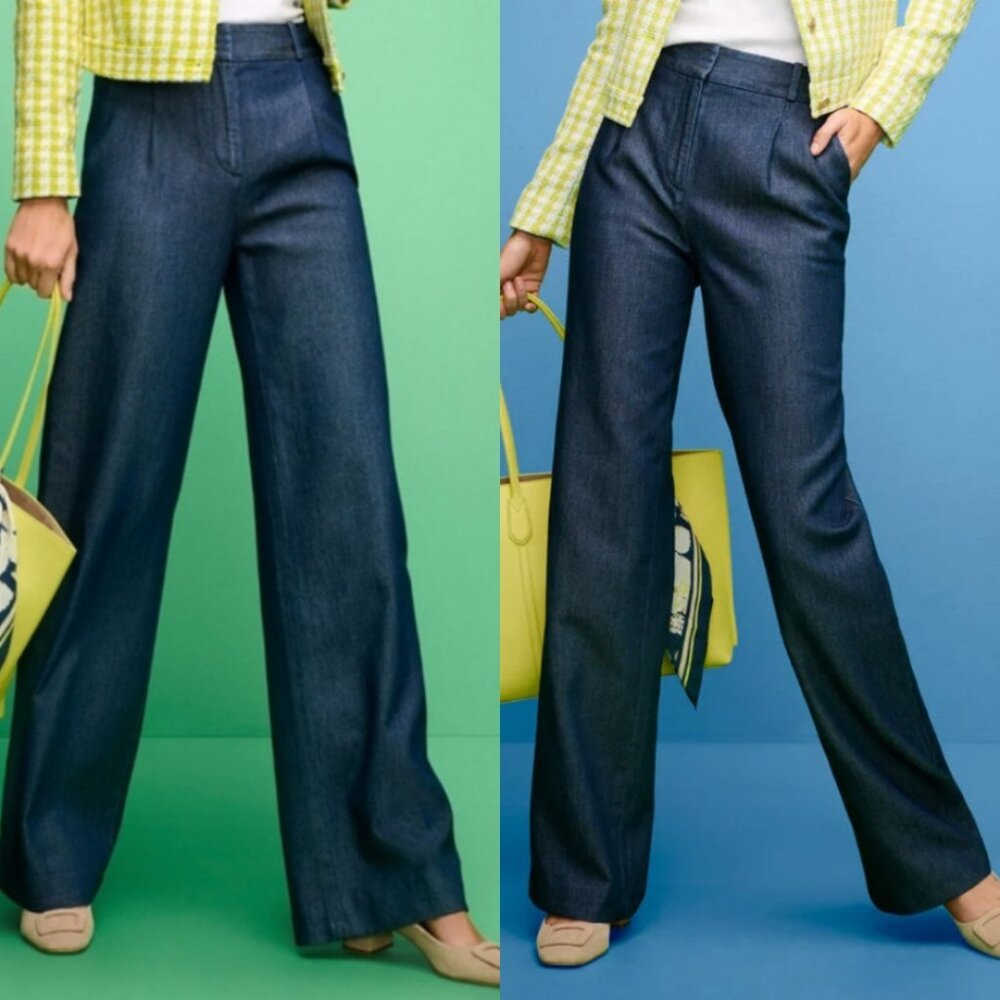 TALBOTS Weston Wide Leg Trouser Jeans - Picture 10 of 11